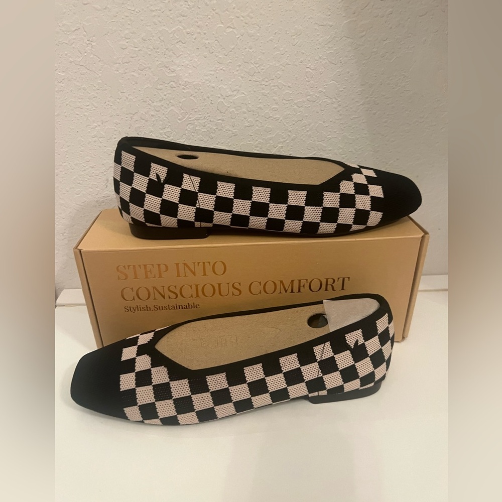 Vivaia checkered flats - Picture 5 of 12
